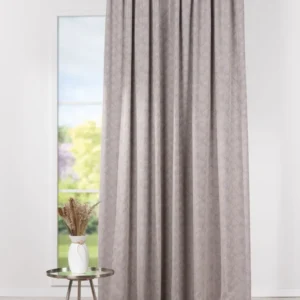 Draperie Paco V5, din material reciclat, negru, model geometric