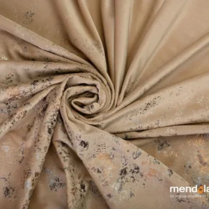 Draperie SIERRA 03, bej, catifea cu model mineral