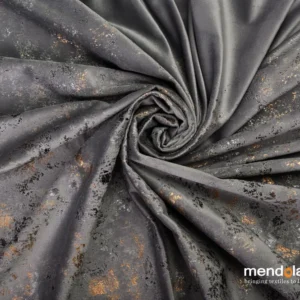 Draperie SIERRA 24, gri, catifea cu model mineral
