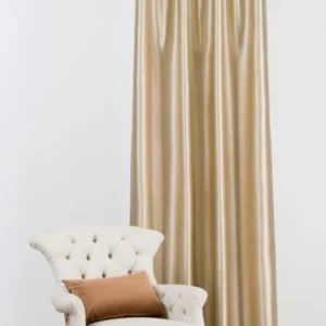 Draperie Supreme C1, bej, cu aspect sidefat
