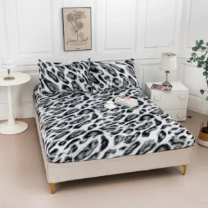 Husa Cocolino cu Elastic+2 Fete de Perna, Animal Print-A9557