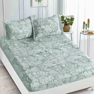 Husa Cocolino cu Elastic+2 Fete de Perna, Verde/Model-C5857