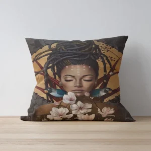 Husa de perna A1013, multicolor, bumbac/poliester, 43x43 cm