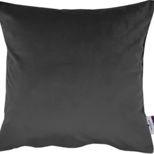 Husa de perna decorativa TOM TAILOR catifea gri 40x40 cm