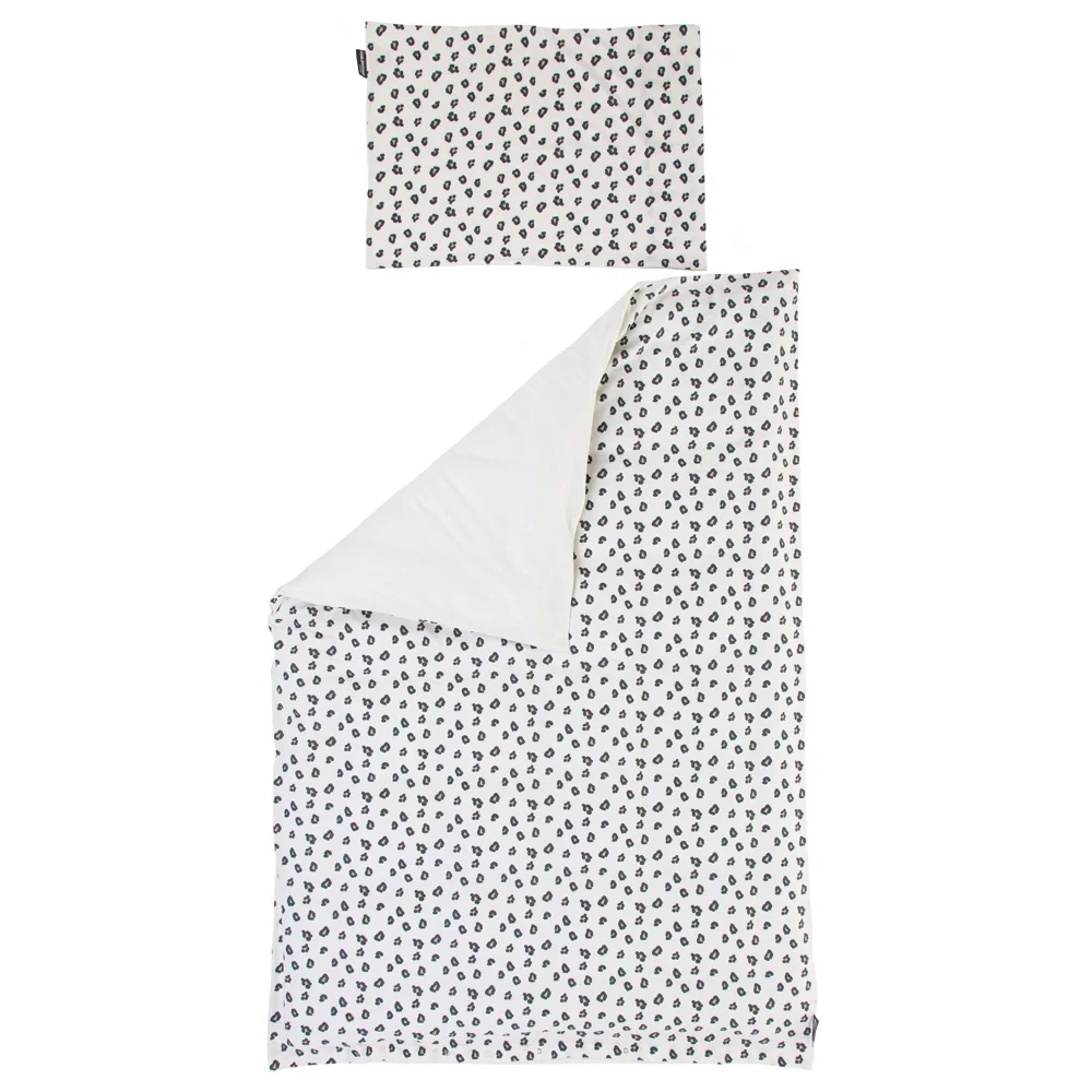 Husa pilota si fata de perna Childhome Jerse 100x140 cm, Leopard