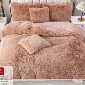 Lenjerie Cocolino Fluffy Pufoasa, 6 Piese, Bej-D8897