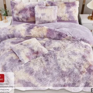 Lenjerie Cocolino Fluffy Pufoasa, 6 Piese, Lila Degrade-D8893