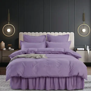 Lenjerie Finet Premium 6 Piese cu Volanase, Lila, Uni-C3861