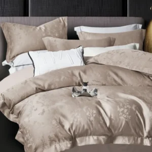Lenjerie Luxury din Jacquard Premium De Lux, 4 Piese-R10395