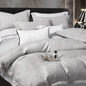 Lenjerie Luxury din Jacquard Premium De Lux, 4 Piese-R10398