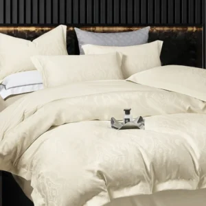 Lenjerie Luxury din Jacquard Premium De Lux, 4 Piese-R10403