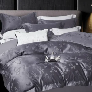 Lenjerie Luxury din Jacquard Premium De Lux, 4 Piese-R10409
