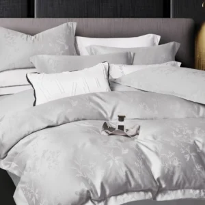 Lenjerie Luxury din Jacquard Premium De Lux, 4 Piese-R10406