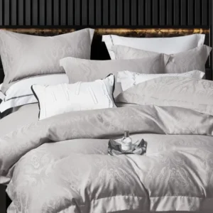 Lenjerie Luxury din Jacquard Premium De Lux, 4 Piese-R10391