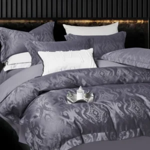 Lenjerie Luxury din Jacquard Premium De Lux, 4 Piese-R10392