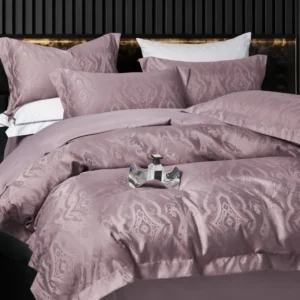 Lenjerie Luxury din Jacquard Premium De Lux, 4 Piese-R10396