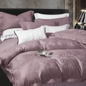Lenjerie Luxury din Jacquard Premium De Lux, 4 Piese-R10405