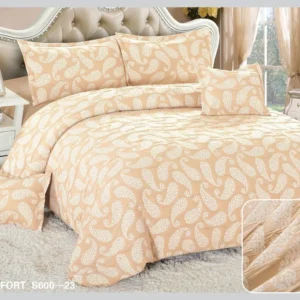 Lenjerie Pat Dublu din Finet Fin Creponat, 6 Piese, Zayana-D10570
