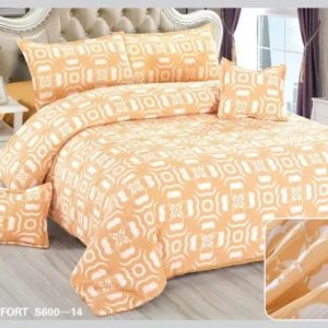 Lenjerie Pat Dublu din Finet Fin Creponat, 6 Piese, Harmony-D10561