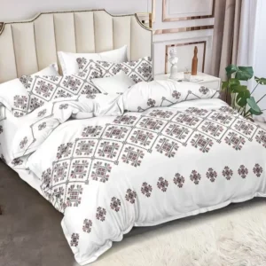 Lenjerie Pat Dublu din Finet, 6 Piese, Traditional-D4901
