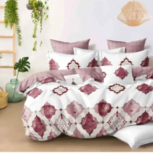 Lenjerie Pat Dublu din Finet, 6 Piese, Oriental-D8587