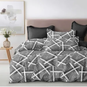 Lenjerie Pat Dublu din Finet, 6 Piese, Zig Zag-D8582