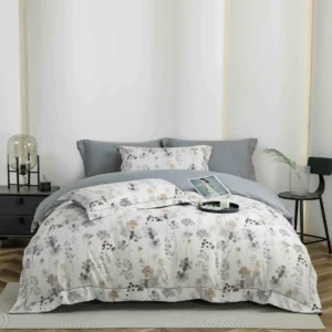 Lenjerie Premium Luxury din Finet, 6 Piese, cu Elastic, Mini Flori-C10772