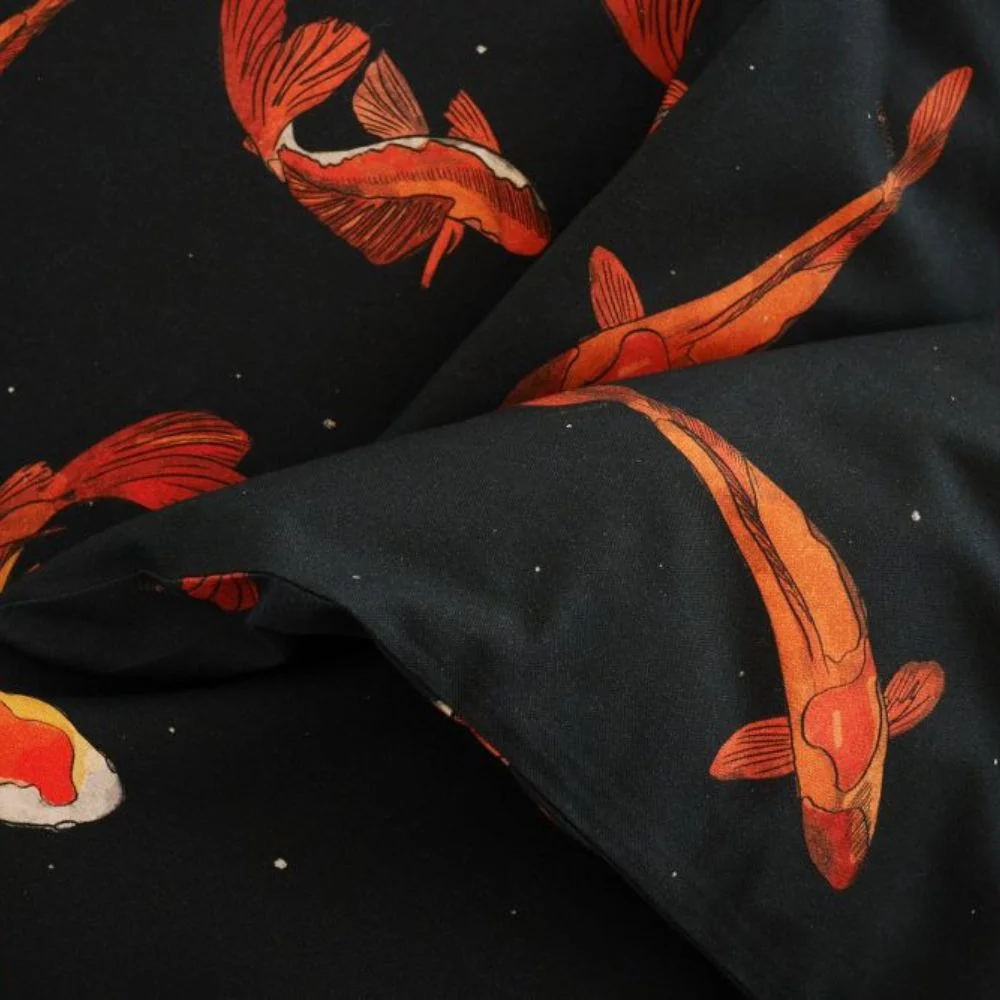 Lullalove Quilt pentru copii și vârstnici Karpie Koi