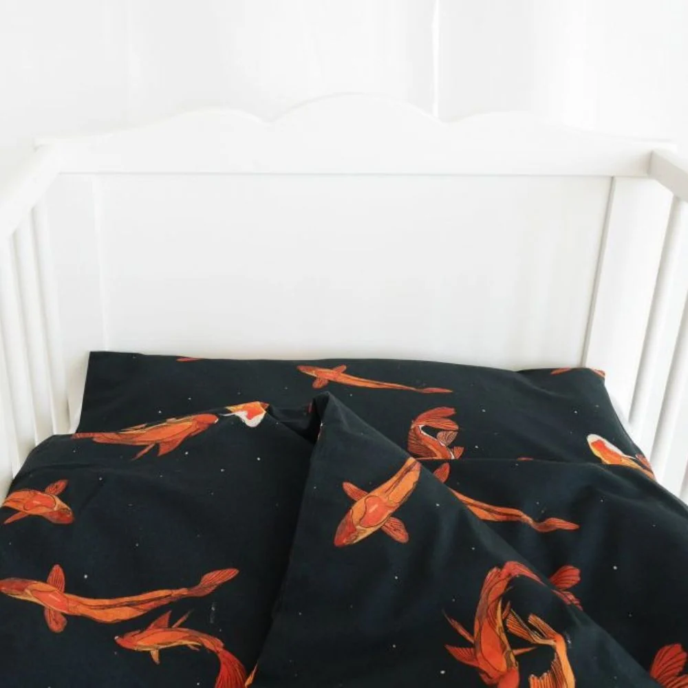 Lullalove Quilt pentru copii și vârstnici Karpie Koi