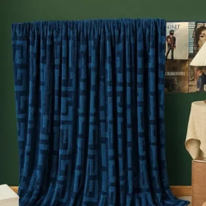 Patura Pufoasa Cocolino 200x230cm, Bleumarin-S5167
