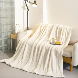 Patura Pufoasa Cocolino Premium, 200x230cm, Crem-A7752