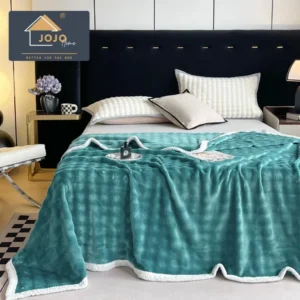 Patura Pufoasa Cocolino Premium, 200x230cm, Turcoaz-C7134