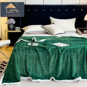 Patura Pufoasa Cocolino Premium, 200x230cm, Verde-C7132