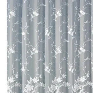 Perdea alba semitransparenta Marlene, 300x240 cm