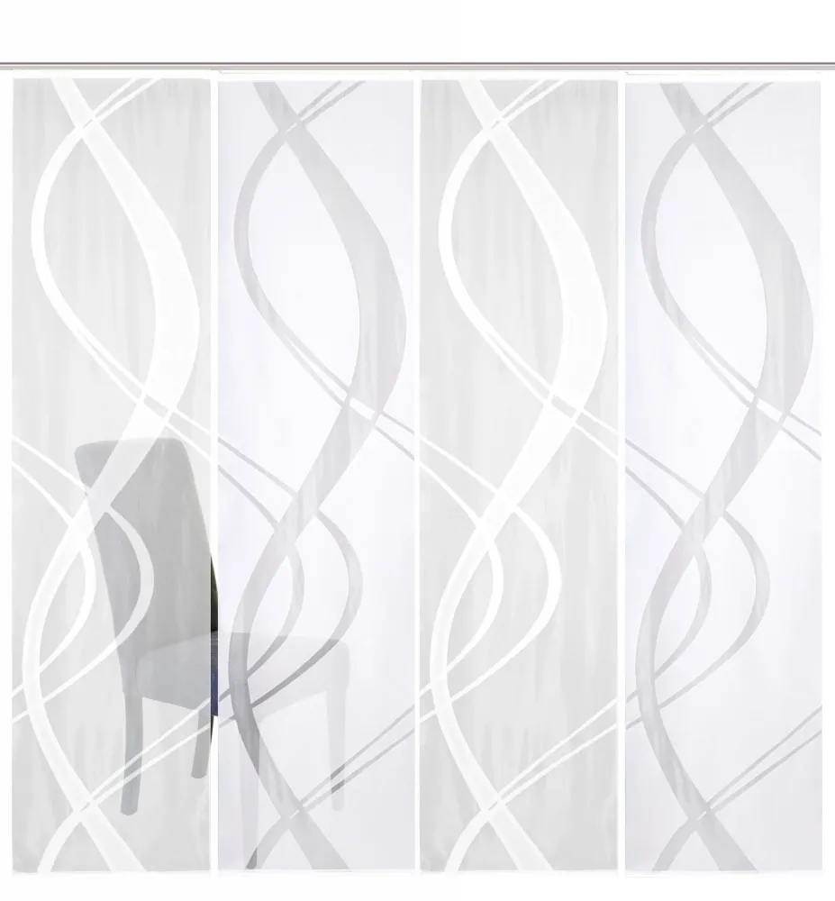 Perdea glisantă Tibaso HOME LIVING IDEAS (4 buc.)