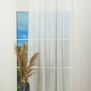 Perdea Liberty R1700, bej, model texturat cu aspect organic