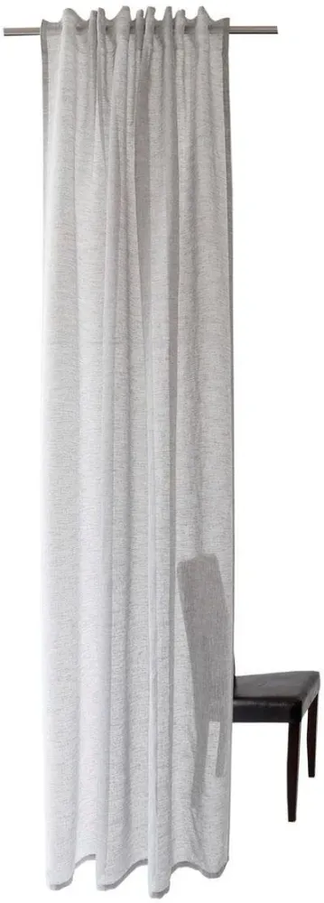 Perdea Oskar gri cu rejansa, 245x140 cm
