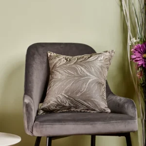 Față pernă 1801 – Husă pernă decorativă 40×40, tafta texturată, auriu, gri sidefat, bej