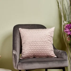 Față pernă Catifea – Husă pernă decorativă 40×40, tafta texturată, roz pudră