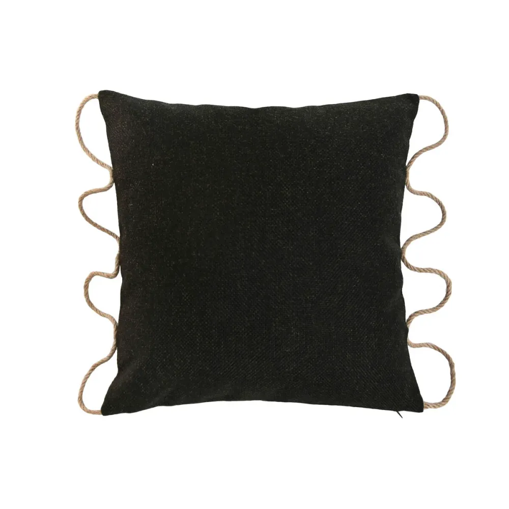 Pernă Home ESPRIT Negru 45 x 15 x 45 cm