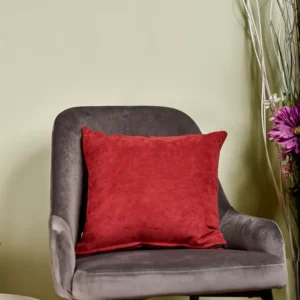 Față pernă Red – Husă pernă decorativă 40×40, tafta texturată, red bordeaux