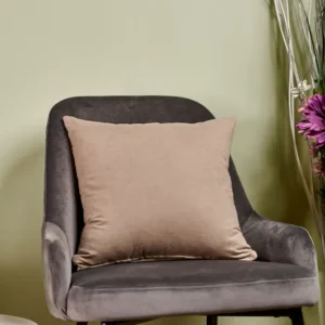 Față pernă Sweden 7 – Husă pernă decorativă 40×40, tafta texturată, bej mat