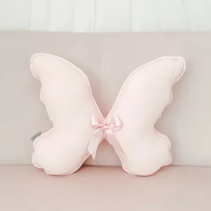 Perna Bebelusi Fetite Decorativa Fluture Roz 45x37 cm Dada&Rocco