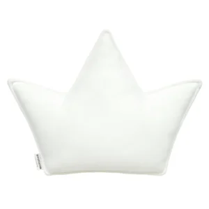 Perna Bebelusi Unisex Decorativa Coroana Alb 52x39 cm Dada&Rocco
