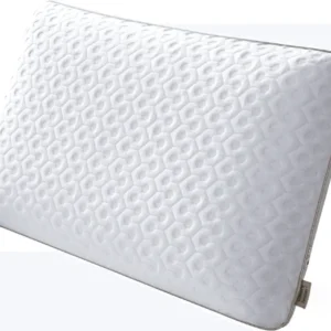 Perna Ortopedică Gel Memory Foam, 60x40x13 cm, Suport Gât și Cervical, Alb