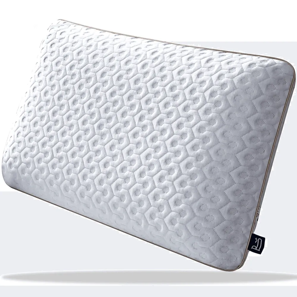 Perna Ortopedica Elindor® Memory Foam Pillow pentru Gat, Suport Cervical Ergonomic, Spuma cu Memorie Anatomica, Hipoalerge...