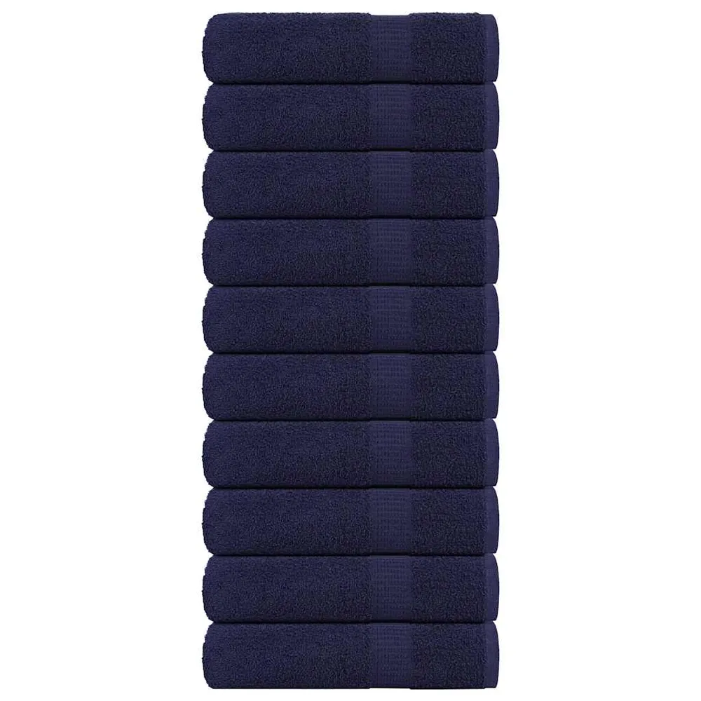 Prosoape de baie 10 buc Bleumarin 360 g/m² 100% bumbac