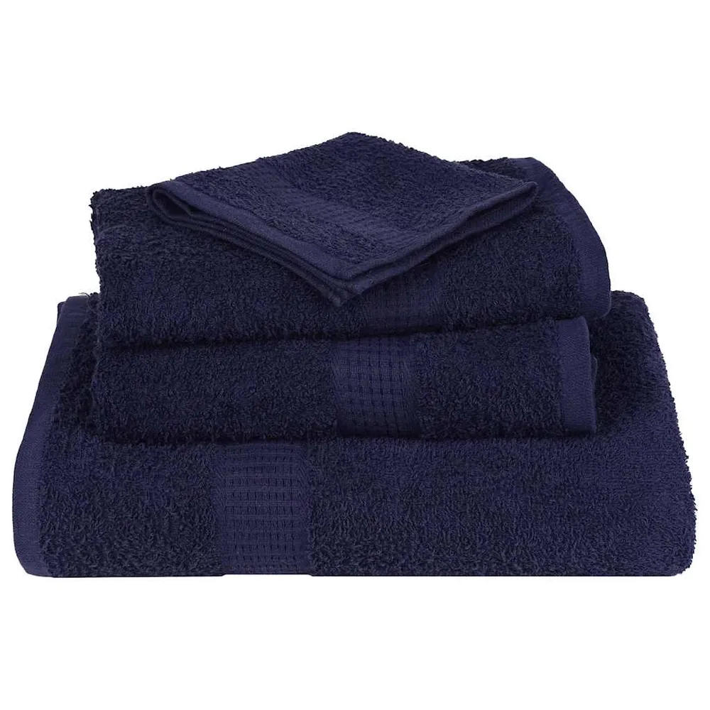 Prosoape de baie 10 buc Bleumarin 360 g/m² 100% bumbac