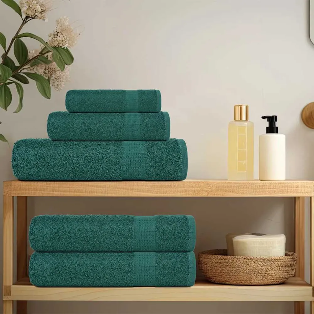 Prosoape de baie 4 buc Verde 100x150 cm 360 g/m² 100% bumbac