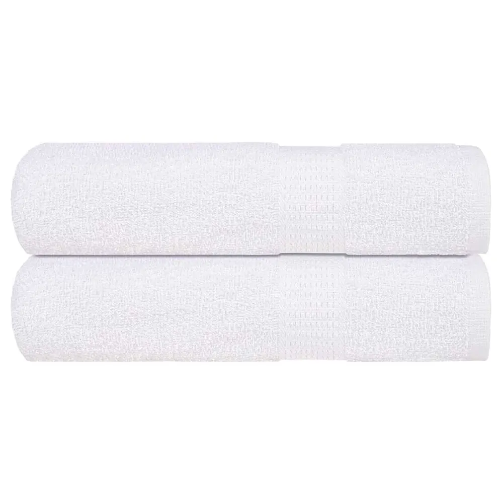 Prosoape de duș 2 buc alb 70x140 cm 360 g/m² 100% bumbac